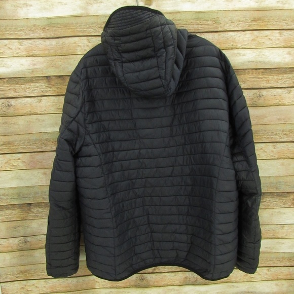 Karl Lagerfeld Black Hooded Puffer Jacket Men's XXL - Picture 11 of 16